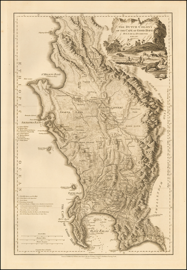 67-South Africa Map By William Faden