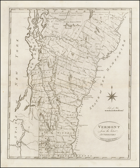 22-New England Map By John Reid