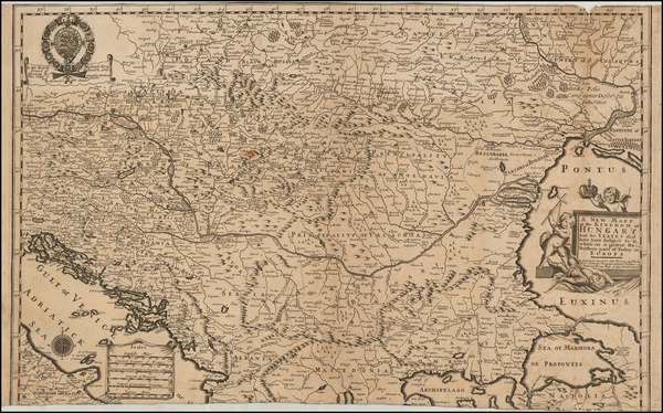 49-Austria, Ukraine, Hungary, Balkans and Bosnia & Herzegovina Map By Thomas Terrey  &  Ri