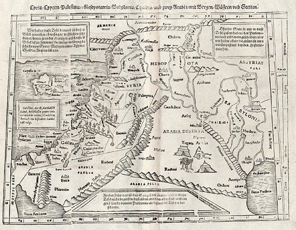 53-Europe, Asia, Middle East, Turkey & Asia Minor and Balearic Islands Map By Sebastian Munste