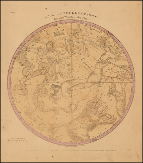 56-Celestial Maps Map By Elijah J. Burritt