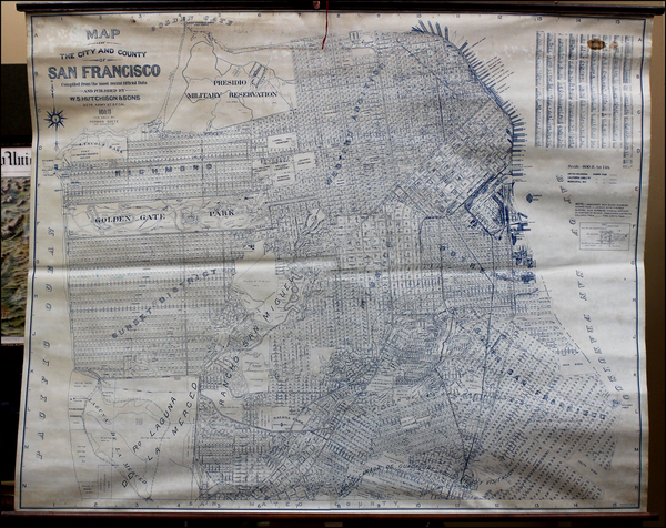 86-California Map By W. S. Hutchison & Sons