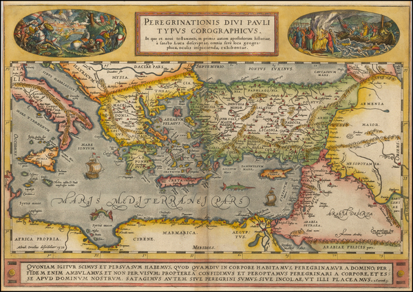 39-Mediterranean, Middle East, Holy Land, Turkey & Asia Minor, Balearic Islands and Greece Map