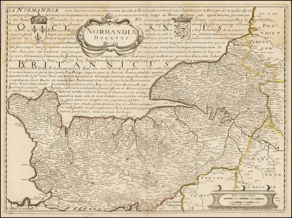 52-France Map By Gerard Jollain