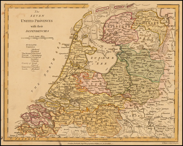 88-Netherlands Map By Robert Wilkinson