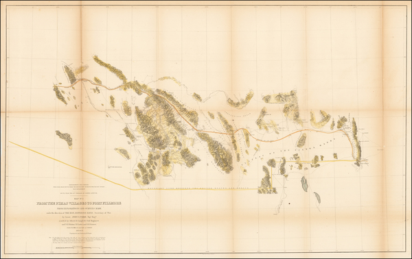 19-Southwest, Arizona and New Mexico Map By John Parke