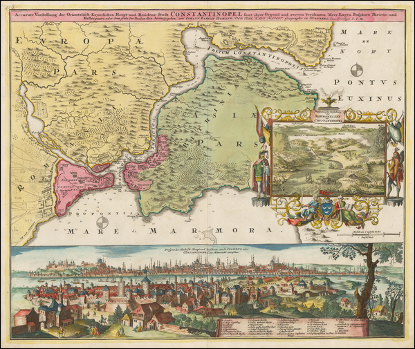 77-Turkey and Turkey & Asia Minor Map By Johann Baptist Homann