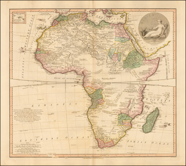 66-Africa and Africa Map By William Faden