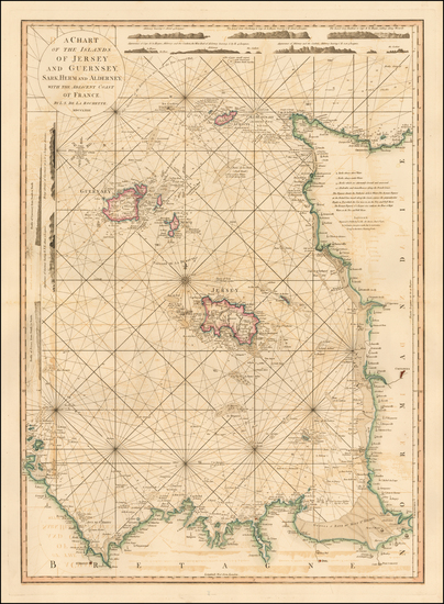 39-British Isles, France and Balearic Islands Map By William Faden