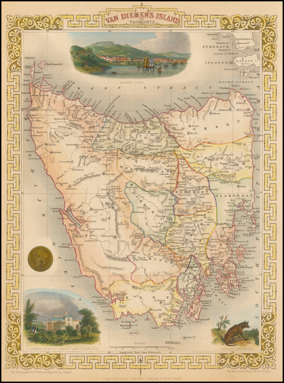 86-Australia Map By John Tallis