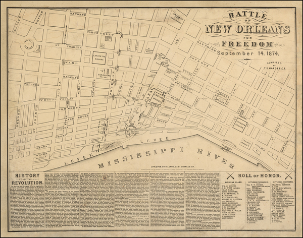 65-South Map By Thomas Sydenham Hardee