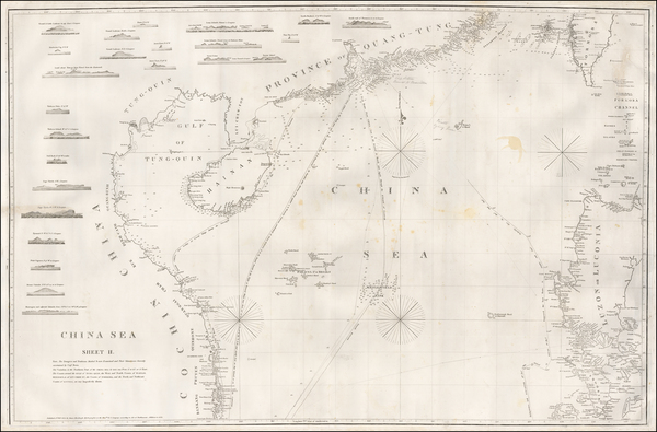 65-China, Southeast Asia and Philippines Map By James Horsburgh