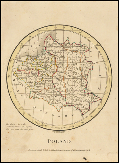 96-Poland and Baltic Countries Map By John Cooke