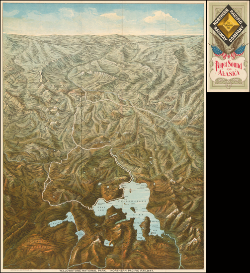 21-Rocky Mountains Map By Charles S. Fee