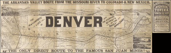 70-Midwest, Plains, Rocky Mountains and Colorado Map By Woodward & Tiernan Printing Company