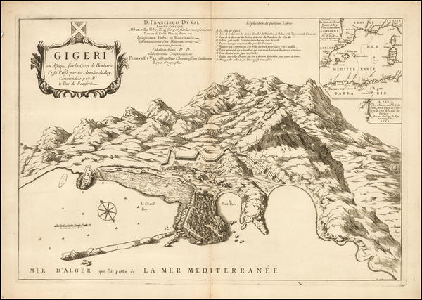 91-North Africa Map By Pierre Du Val