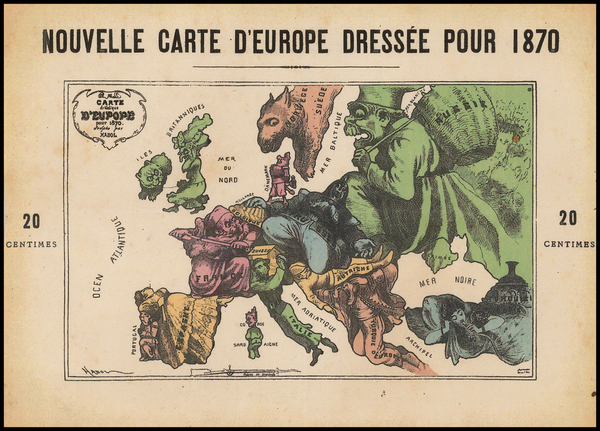 54-Europe, Europe and Curiosities Map By Paul Hadol