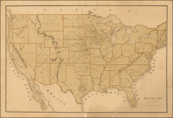 37-United States Map By Ritka Engr Co (?)