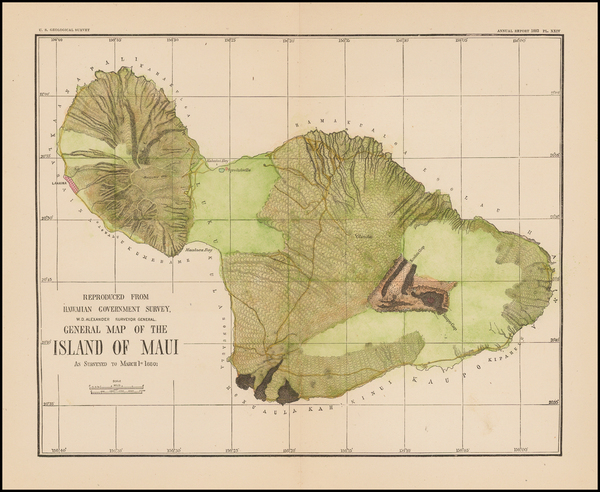 77-Hawaii and Hawaii Map By U.S. Geological Survey