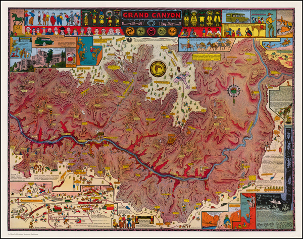 11-Southwest and California Map By Jo Mora