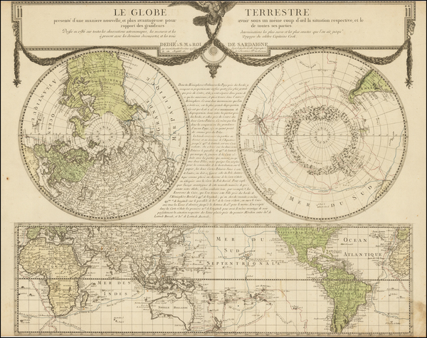 47-World, World, Polar Maps and Pacific Map By Salvador Lirelli