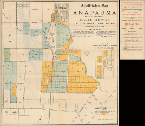 40-Los Angeles and Other California Cities Map By David Hewes