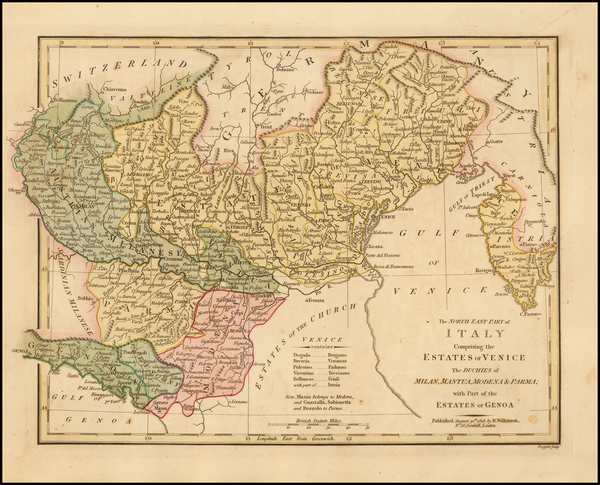 80-Italy Map By Robert Wilkinson