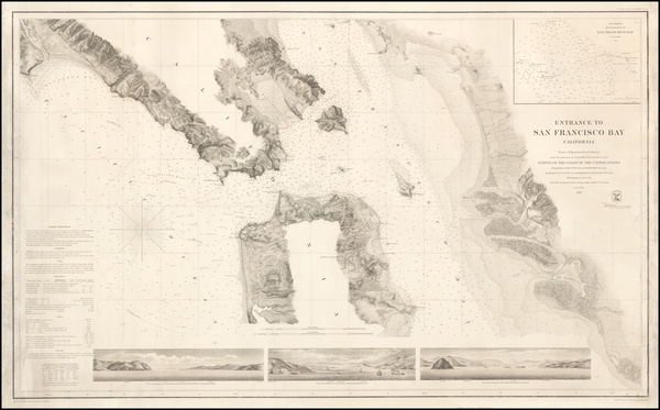 19-California and San Francisco & Bay Area Map By U.S. Coast Survey