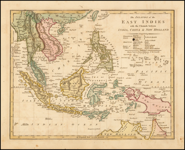 42-China, Southeast Asia and Philippines Map By Robert Wilkinson