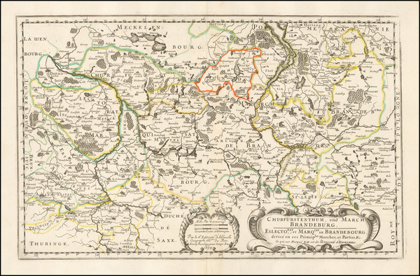 70-Norddeutschland Map By Nicolas Sanson