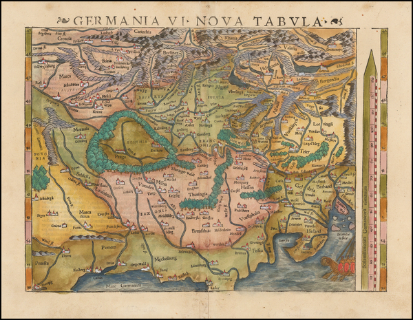 70-Netherlands, Poland, Baltic Countries and Germany Map By Sebastian Munster