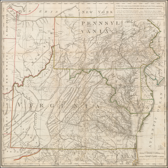 12-Mid-Atlantic, Southeast and Midwest Map By Thomas Jefferson