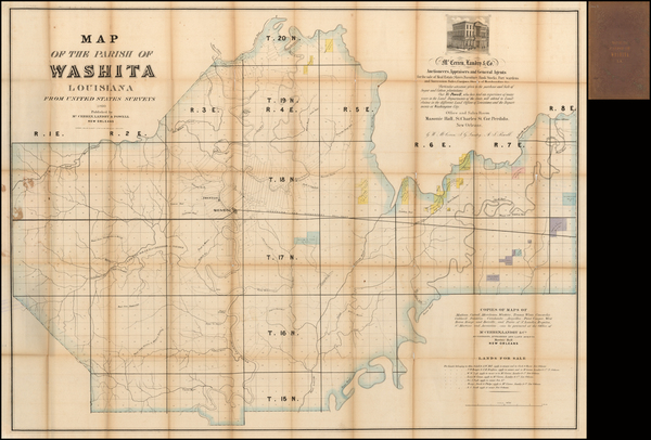 6-Louisiana Map By McCerren, Landry & Powell