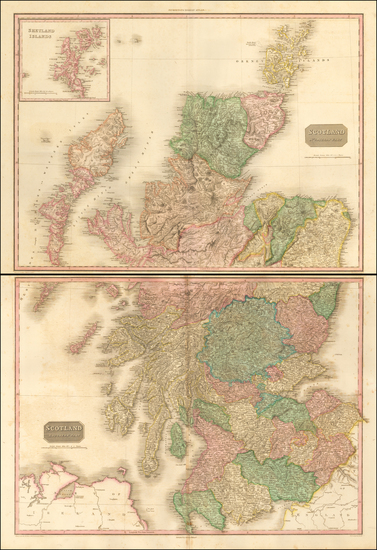 59-Scotland Map By John Pinkerton