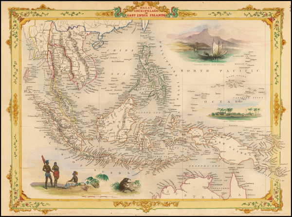 2-Southeast Asia and Philippines Map By John Tallis