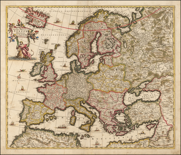 99-Europe and Europe Map By Frederick De Wit