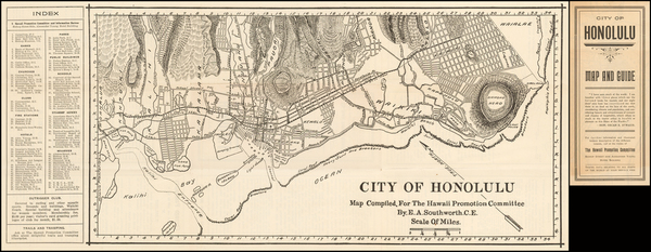 86-Hawaii Map By E. A. Southworth