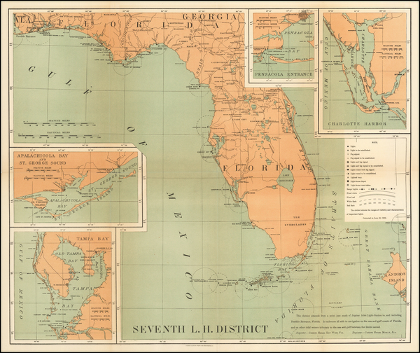 45-Florida Map By Andrew B. Graham