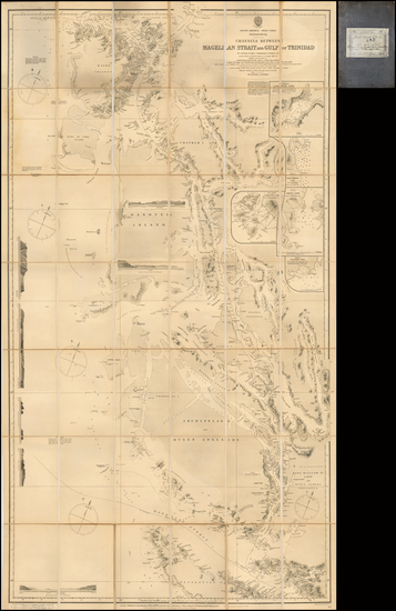 39-South America and Chile Map By British Admiralty