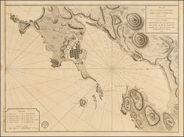 55-American Revolution, Canada and Eastern Canada Map By Depot de la Marine