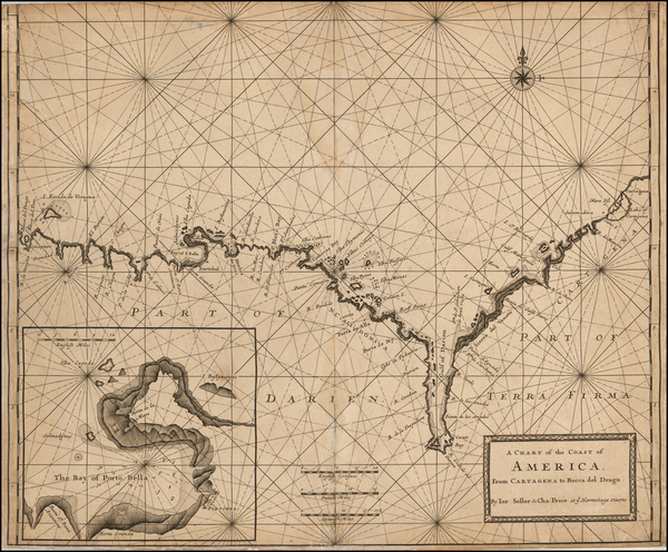 8-Central America and South America Map By Charles Price  &  Jeremiah Seller