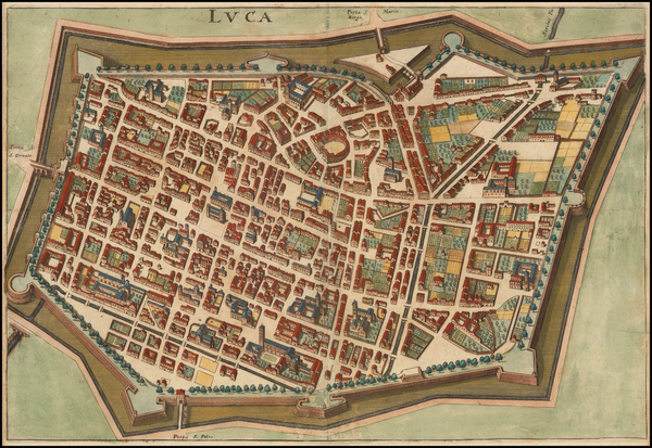 74-Other Italian Cities Map By Matthaus Merian