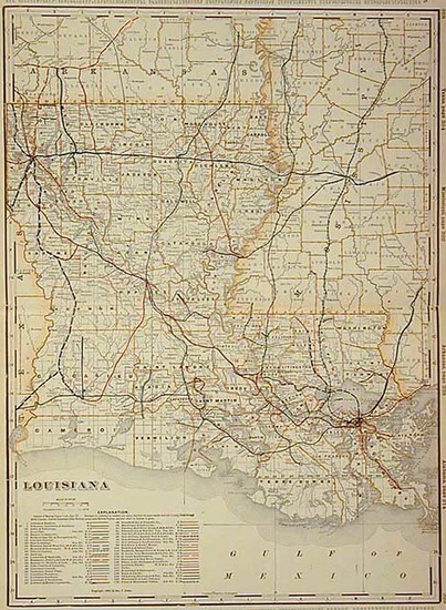 37-South Map By George F. Cram