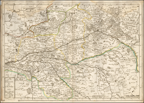 59-France Map By Antoine De Fer / Nicolas Langlois