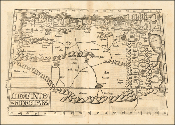 58-Egypt and North Africa Map By Lorenz Fries