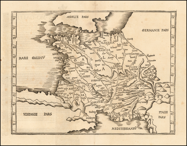 55-France Map By Lorenz Fries