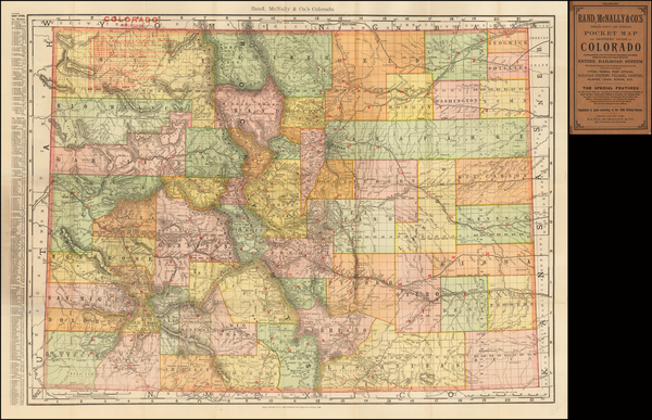 4-Colorado and Colorado Map By Rand McNally & Company