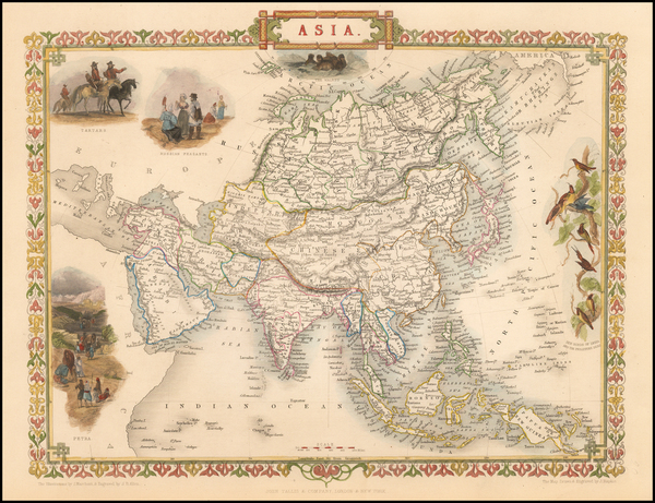 75-Asia and Asia Map By John Tallis