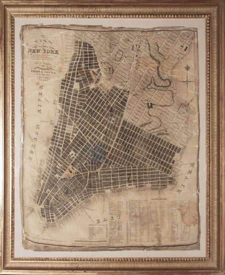 75-New York City Map By Thomas Poppleton