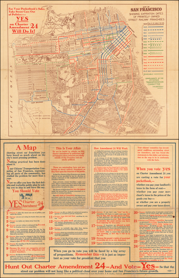 3-San Francisco & Bay Area Map By Citizens Transportation Committee